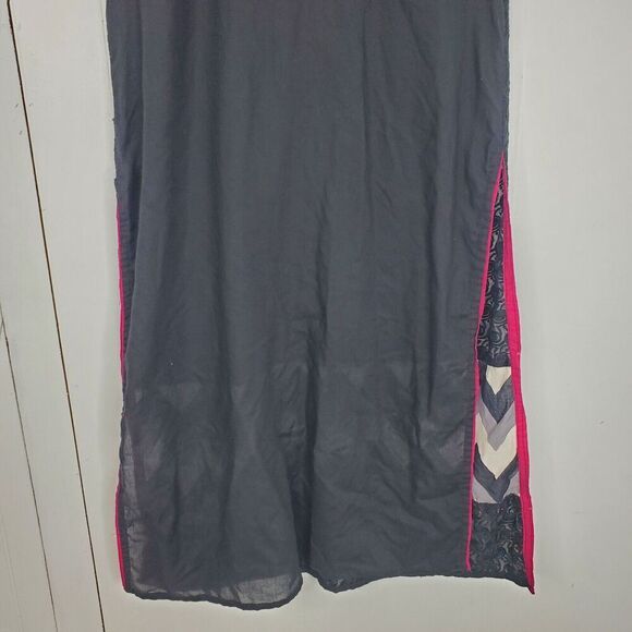 Rav-E Dress Womens Popover Intricate Embossed Swirls Artist Lagenlook Kaftan XXL - Picture 10 of 11